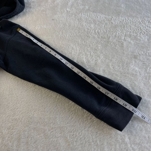 Aeropostale Y2K VTG Embroidered Oversized‎ Hoodie Womens Size S Black Spellout - Picture 9 of 14